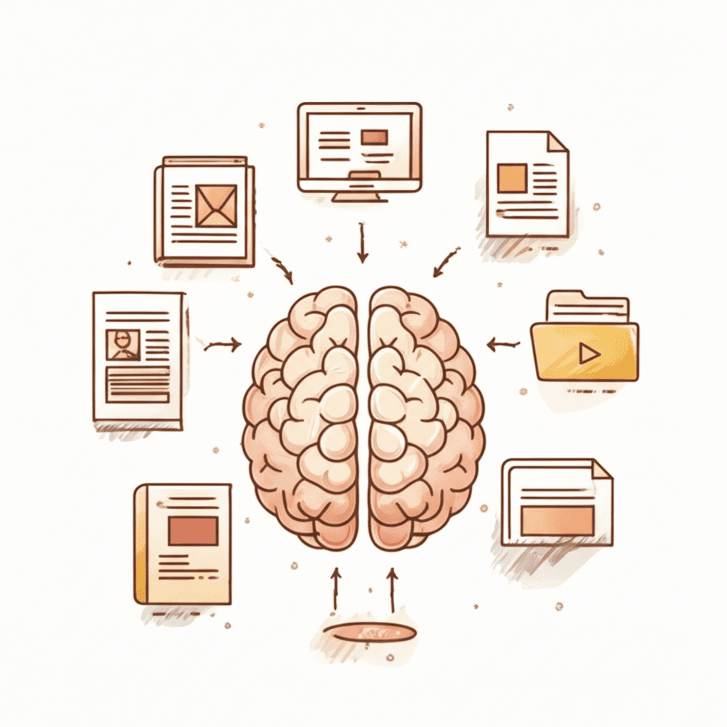 HelpFaster AI knowledge base with source citations and document indexing