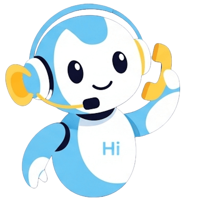 HelpFaster AI assistant mascot